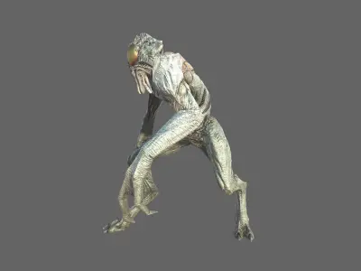 Alien Light Soldier 1 Low-poly 3D model