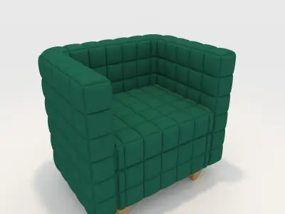 Collection Sofa 1 Seater 3 3D Model Pack