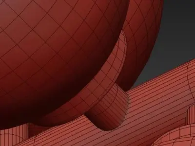 Arya 16 Chandelier 3D model