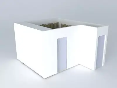 daisyorkut cube with window Free 3D model