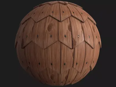 Shingle PBR Material Texture