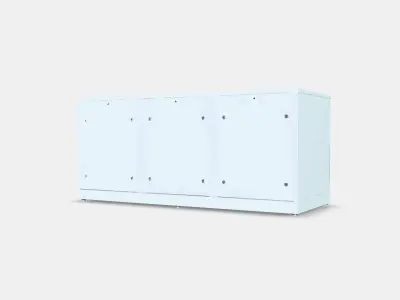 NORDLI Chest of 6 drawers 5 Low-poly 3D model