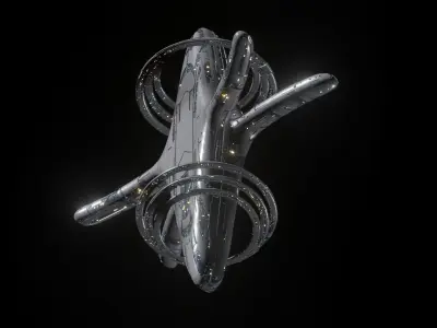 Alien Spacebase 3D model