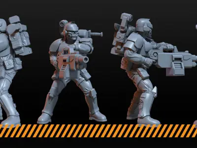 Elite Guards 3D print model