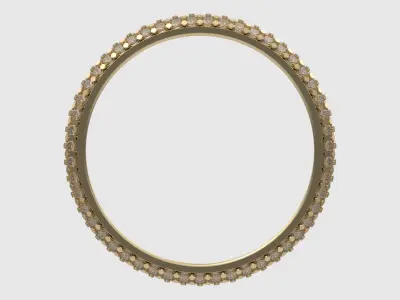 Triple Row Eternity Band JDBCo 3D print model