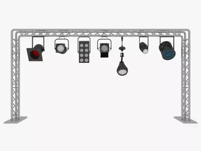 Light Truss 7 3D model