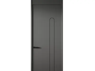 Modern Interior Door 19 3D model
