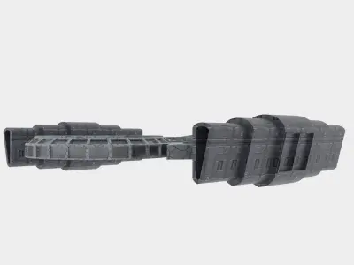 Mig-S Spaceship  Low-poly 3D model