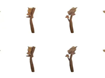 Guidepost Pack 50-59 Low-poly 3D model