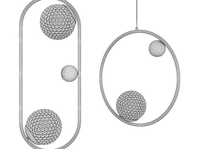 HOOP LUX collection Low-poly 3D model