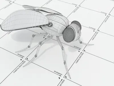 Robot Fly 3D model