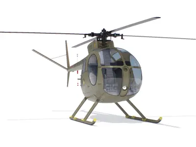  Military Light Helicopter Hughes OH-6 