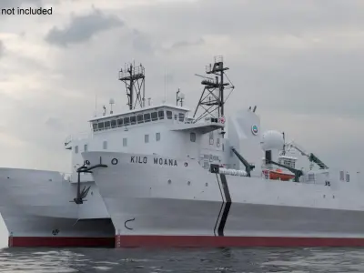  US Navy Kilo Moana Oceanographic Research Vessel 
