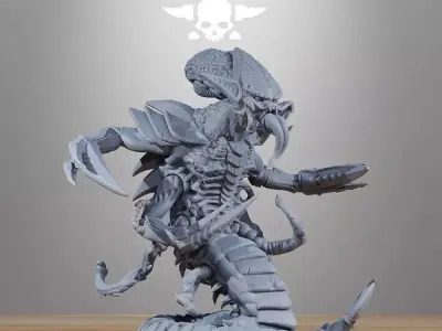 Xenarid Brainiac 3D print model