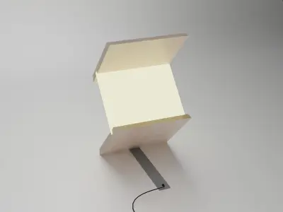 LowPoly Geometric Lamp 3D model