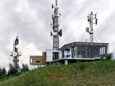 Communication Tower 3D model