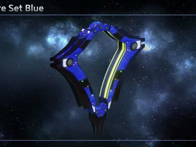 Spaceship Thaalian Empire Jumpgate Low-poly 3D model