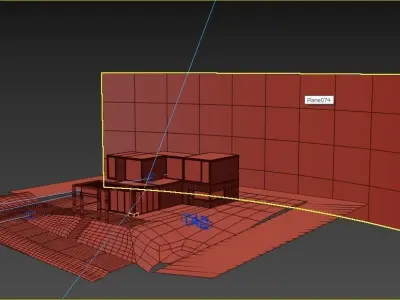 House in woods 3D model