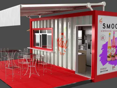 12ft Container 3D model