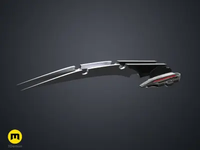 Fugitive Predator Gauntlet Blade 3D print model