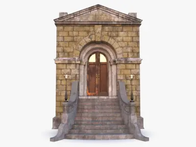 arched Door 0003 3D model