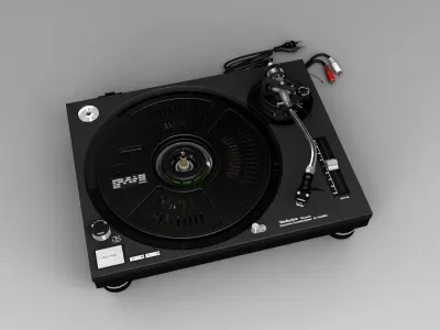  Technics SL-1210MK2 (Rigged) 