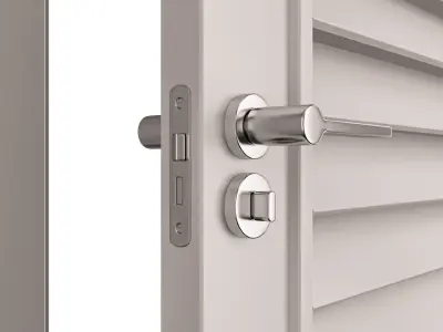 Interior doors blinds 03 3D model