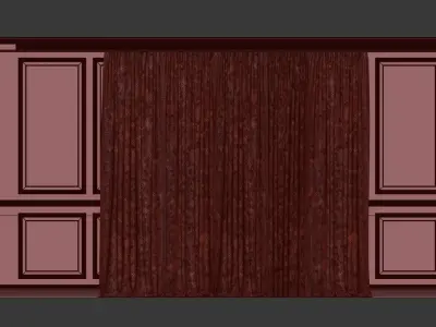 Curtain Set 70 3D model