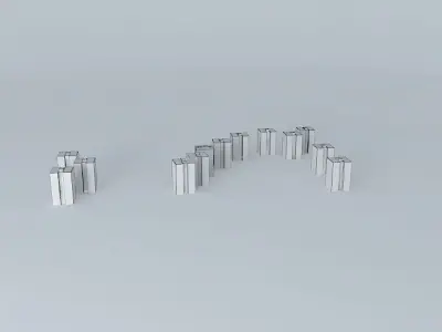 Cornelio Balbo street blocks Blas Infante Free 3D model