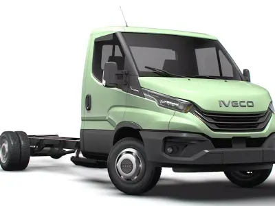 Iveco Daily Single Cab L5 Chassis 2026 3D model