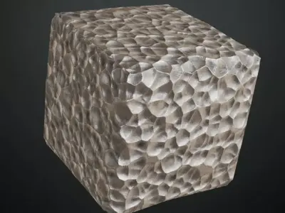 Dirty Hammered Metal PBR Seamless Texture