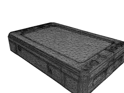 Rugged SciFi Data Pad Low-poly 3D model