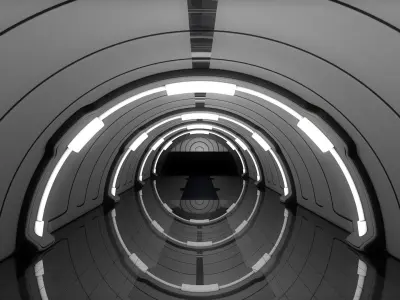 Sci Fi Corridor  3D model