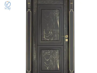 Dor-01 open door 3D model