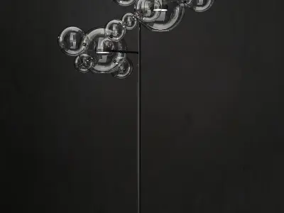 Floor lamp Giopato and Coombes Bolle 12 3D model