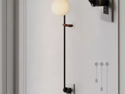 LYNEA LAMP from Human Home 3 Different Size 3D model