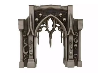 Horror Entrances  3D Model Pack