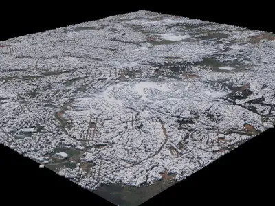 Yaounde - Cameroon 3D model