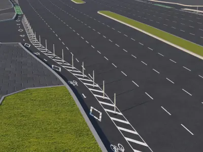  Houdini Procedural Roads Constructor 