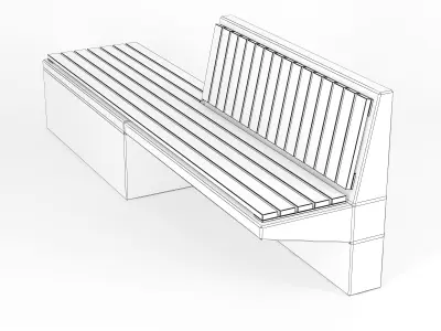 Urban Furniture 3D model buy
