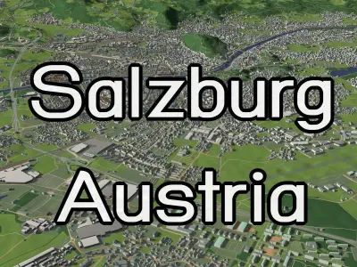 Austria - city and urban 3D Model Pack