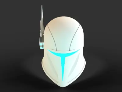 Custom Mandalorian Helmet 3D print model