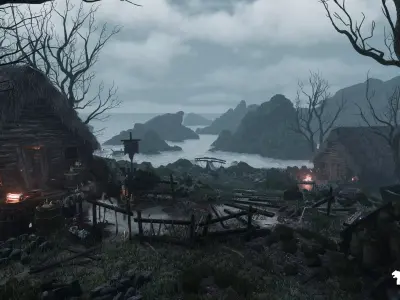 The Aftermath Medieval Village Low-poly 3D model