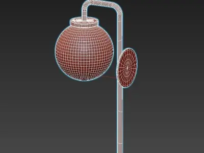 BIG BULB WALL LIGHT - CTO LIGHTING 3D model