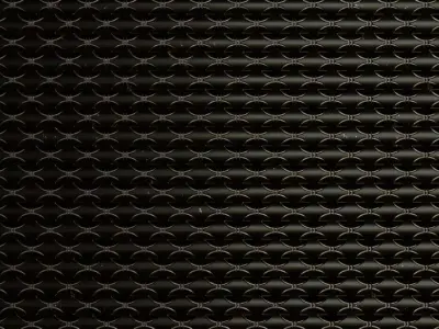 Dark Glossy Interwoven Barbed Metal PBR SEAMLESS Texture