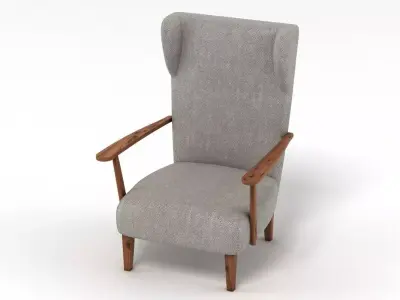 Armchair 004 3D model