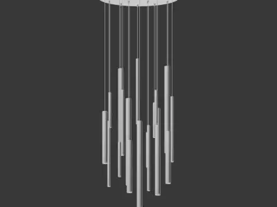 Eurofase Santana Led Round Chandelier Light 3D model