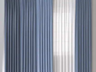 Curtain 3 3D model