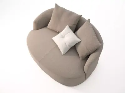 Francesca Sofa 3D model