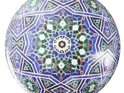 Texture mozaik 3D model